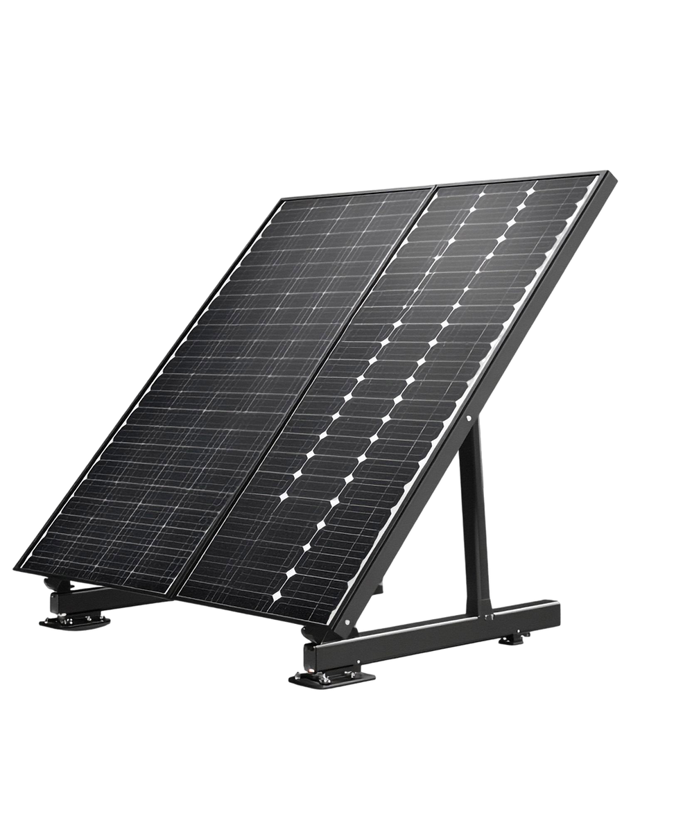 Freistehendes Solarpanel links